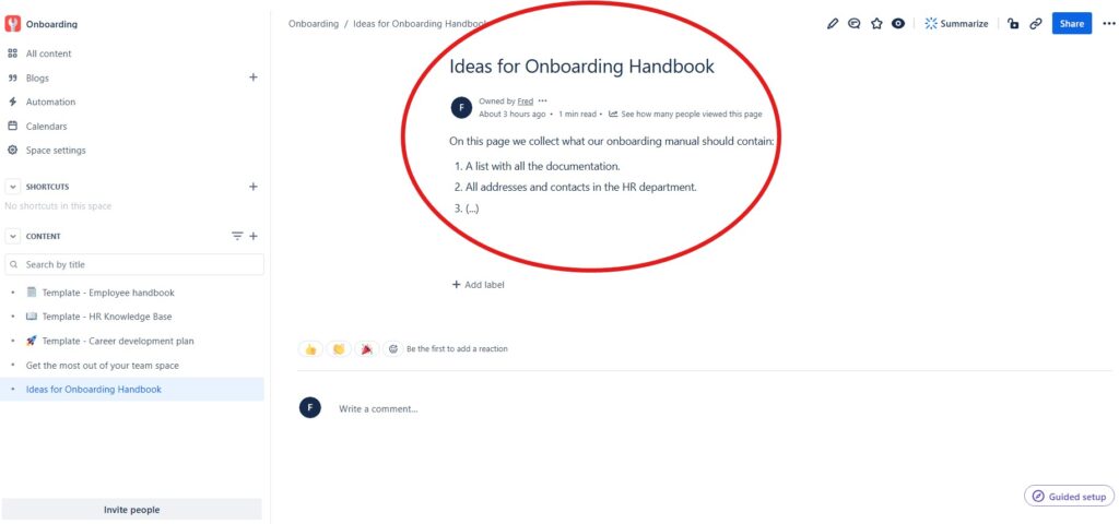 check the page to be sure to delete a page in confluence
