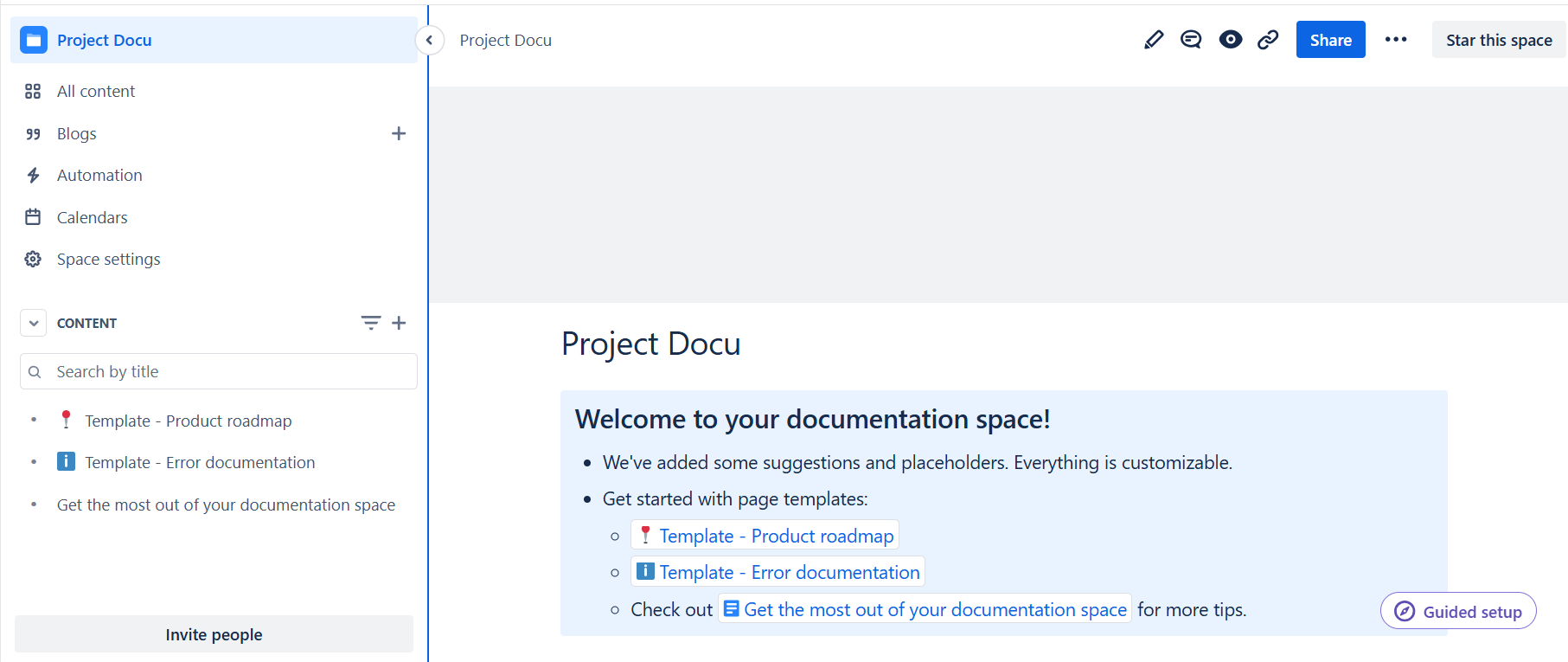 How to Create a Confluence Space from a Template | The Requirements ...