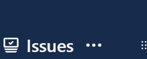 project menu snippet of the issues tab for an introduction of issues in jira