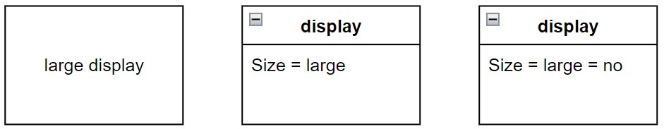Adjectives with Nouns Example for Heuristics for determining attributes