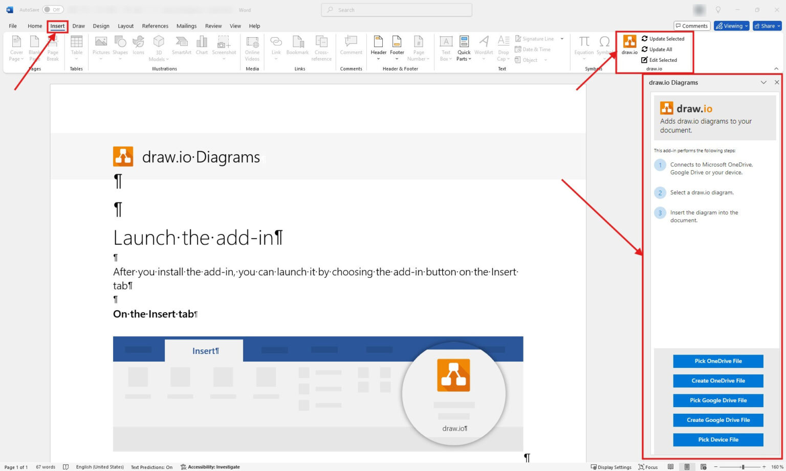 How to Add the draw.io Add-on to Your Microsoft Office Apps | The ...