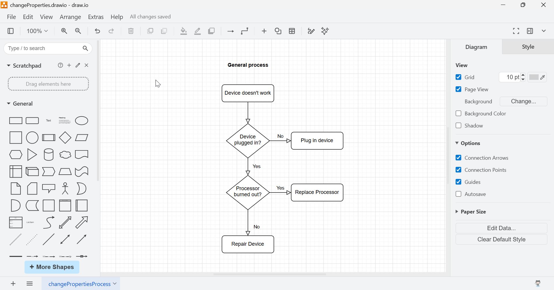 How to Change Draw.io File Properties | The Requirements Engineer