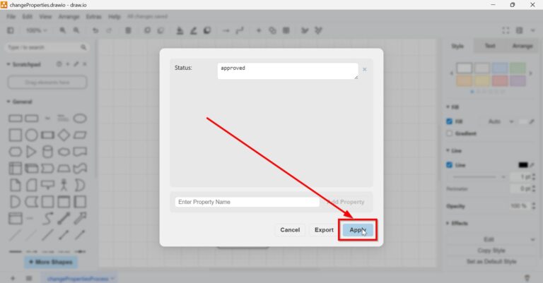 How to Change Draw.io File Properties | The Requirements Engineer