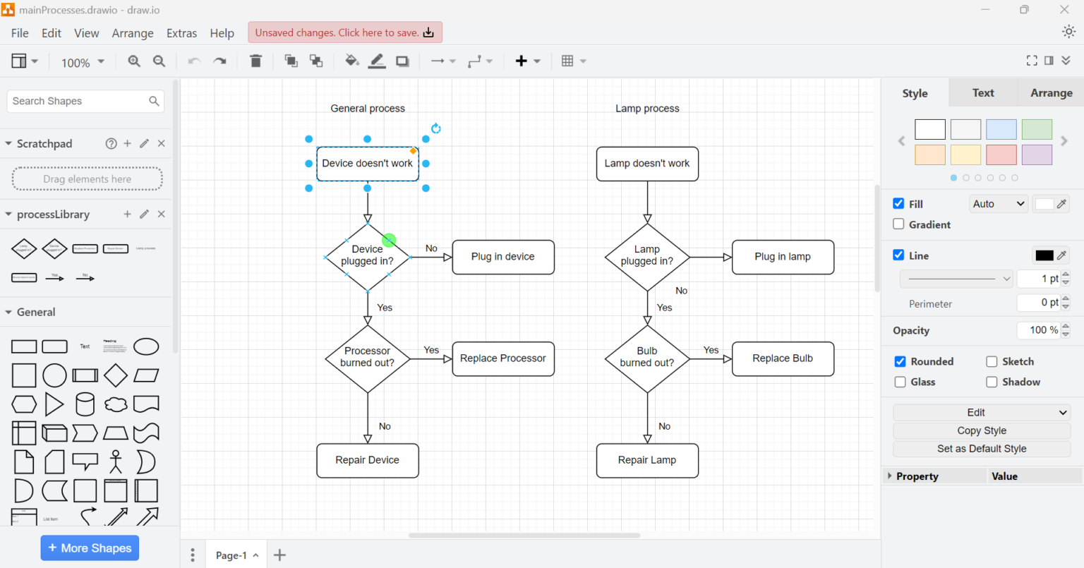 Mastering Styles in Draw.io | The Requirements Engineer