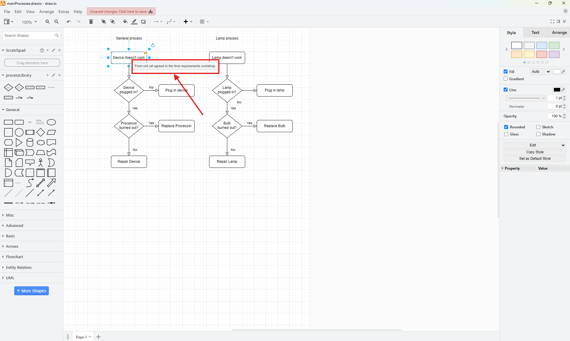 How to Edit Tooltip in draw.io: A Simple Guide | The Requirements Engineer