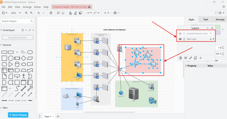 How to Use Layers in draw.io | The Requirements Engineer