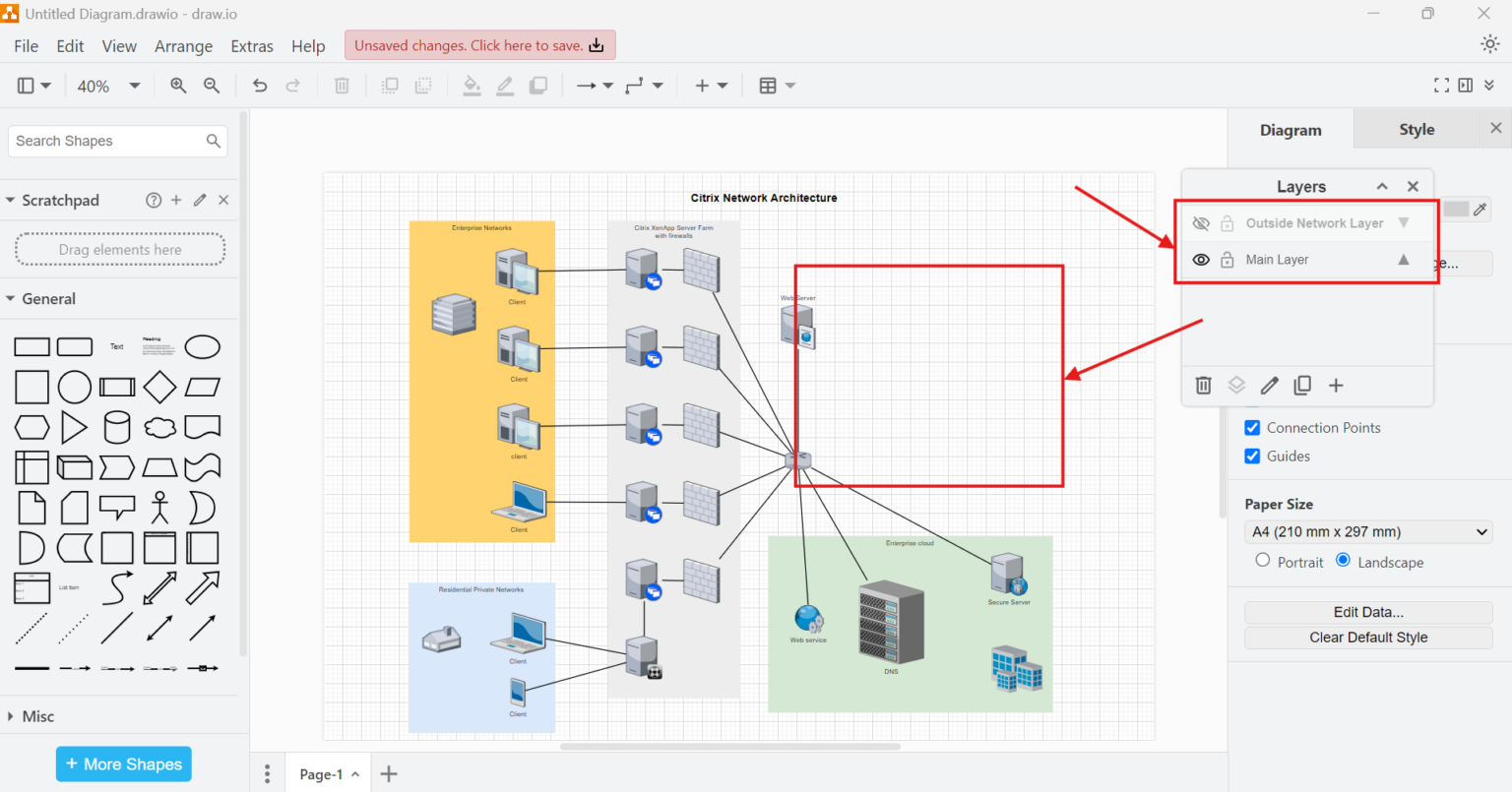 How to Use Layers in draw.io | The Requirements Engineer