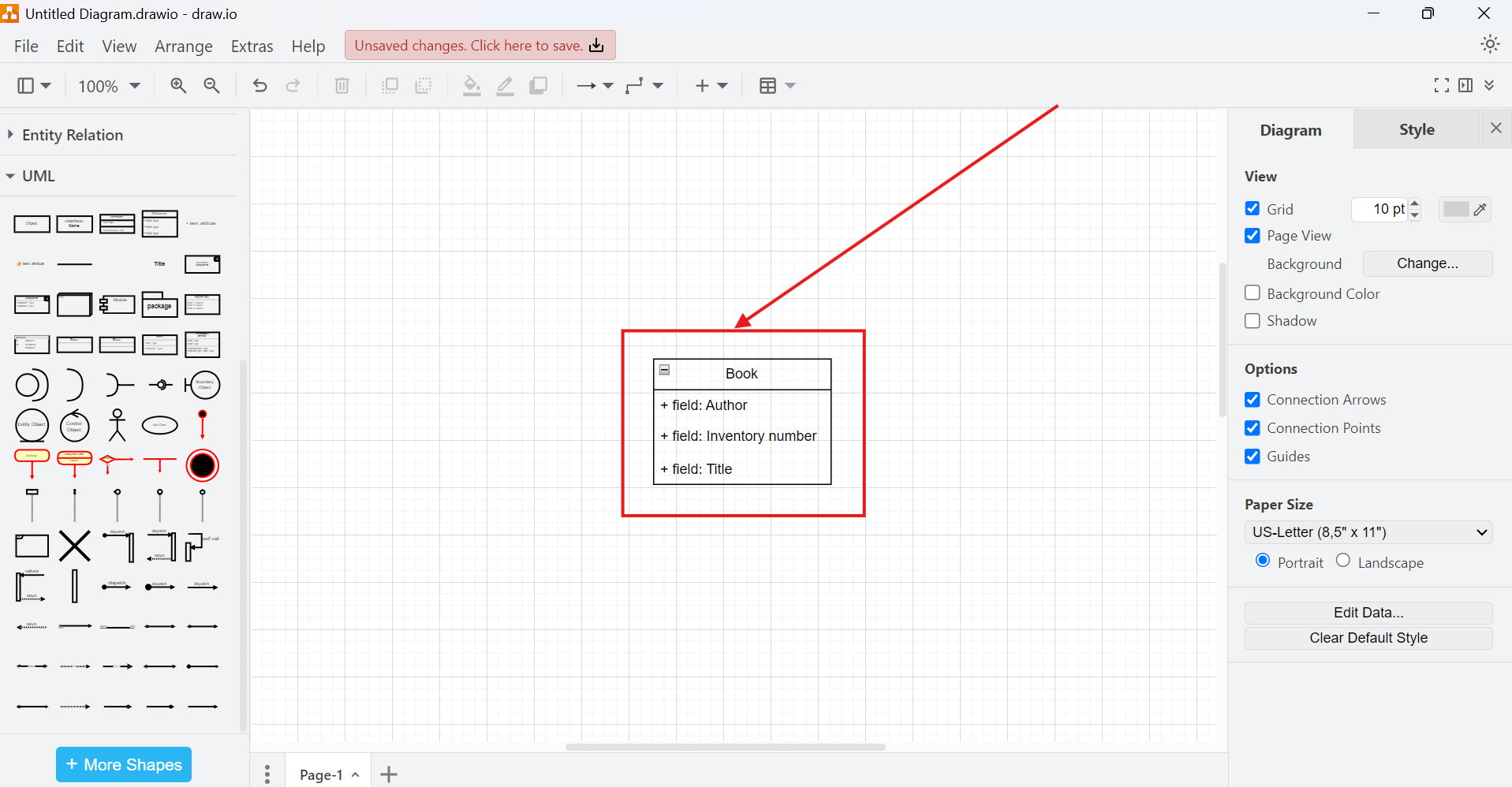 Model UML Class Attributes in draw.io | The Requirements Engineer
