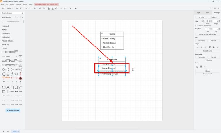 How to Build a UML Class Diagram with draw.io | The Requirements Engineer